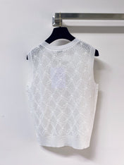 CHANEL 26S SLEEVELESS SWEATER STYLE 1048