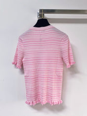 CHANEL 26S SHORT-SLEEVE SWEATER STYLE 1050