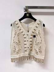 CHANEL 26S SLEEVELESS SWEATER STYLE 1053