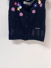 MIUMIU 26S SLEEVELESS SWEATER STYLE 1134