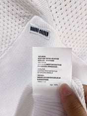 MIUMIU 26S SHORT-SLEEVED SWEATER STYLE 1139