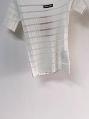 MIUMIU 26S SHORT-SLEEVED SWEATER STYLE 1126