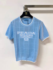 PRADA 26S SHORT-SLEEVED SWEATER STYLE 856