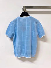 PRADA 26S SHORT-SLEEVED SWEATER STYLE 856