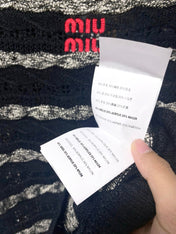 MIUMIU 26S SHORT-SLEEVED SWEATER STYLE 1046