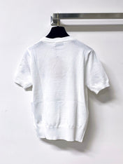 MIUMIU 26S SHORT-SLEEVED SWEATER STYLE 1049