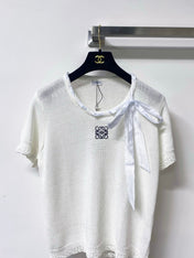 LOEWE 26S SHORT SLEEVE KNIT TOP 497