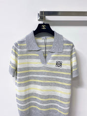 LOEWE 26S KNIT POLO SHIRT 499