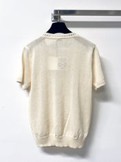 LOEWE 26S SHORT SLEEVE KNIT SWEATER 335