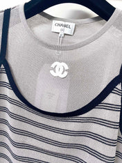 CHANEL 26S SHORT-SLEEVED KNIT SHIRT STYLE 1181