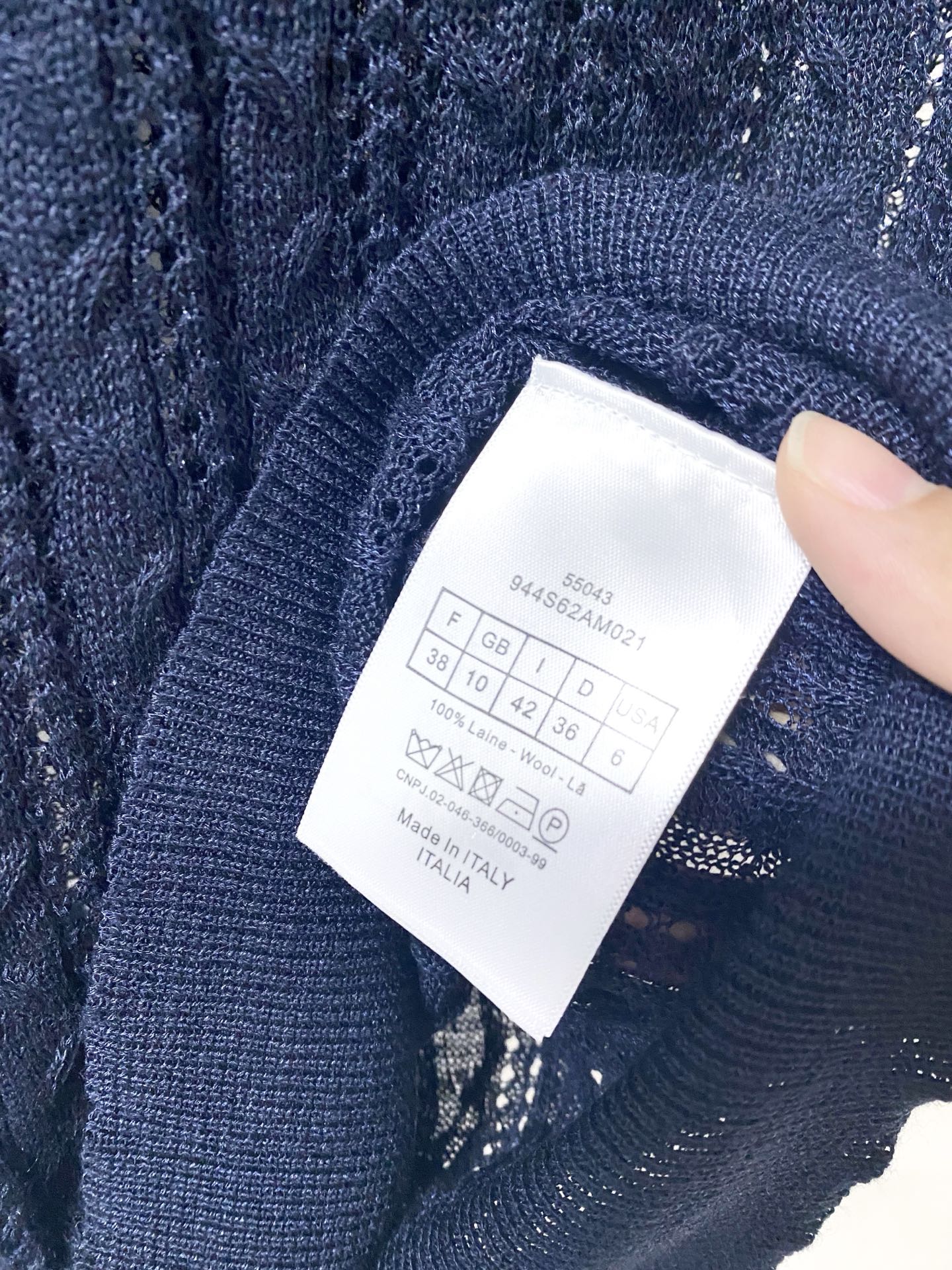DIOR 26S SLEEVELESS KNIT POLO SHIRT 1287