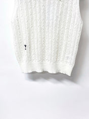DIOR 26S SLEEVELESS KNIT POLO SHIRT 1286
