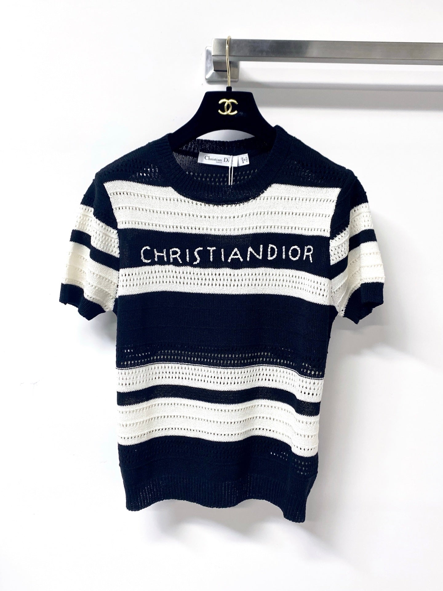 DIOR 26S SHORT-SLEEVED SWEATER 1288