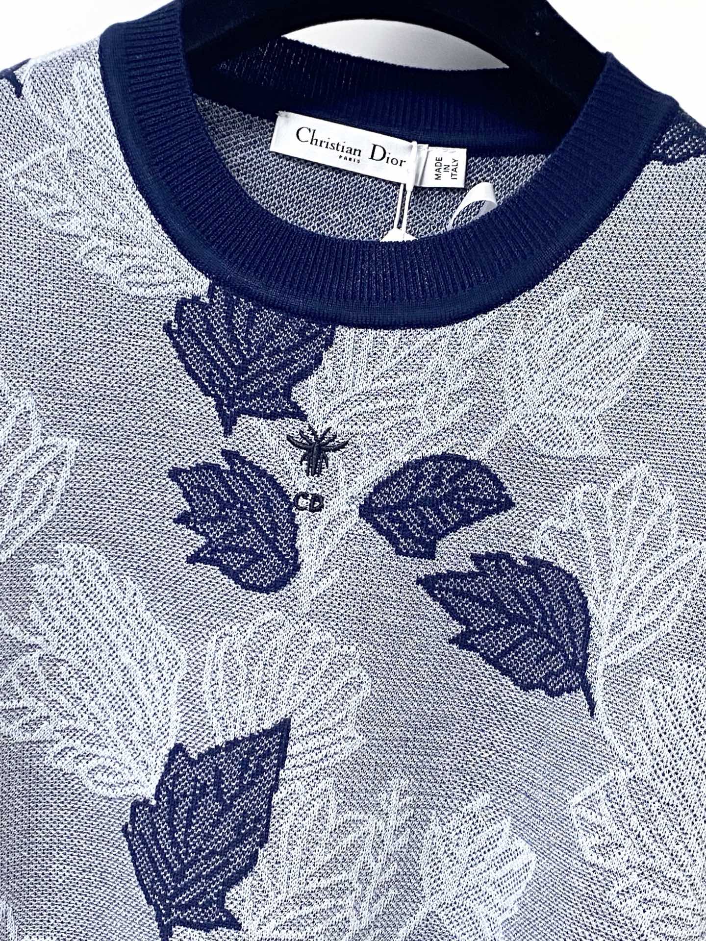 DIOR 26S SHORT-SLEEVED SWEATER 1291