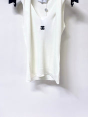 CHANEL 26S KNITTED SLEEVELESS TOP STYLE 1168