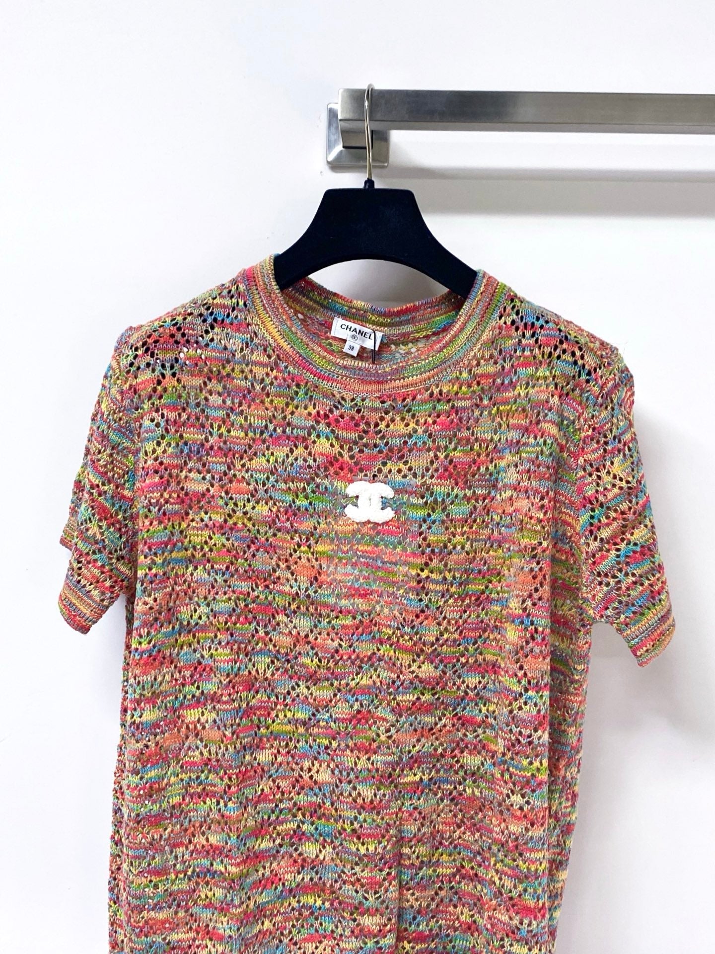 CHANEL 26S SHORT-SLEEVE KNIT TOP STYLE 1172