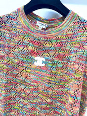 CHANEL 26S SHORT-SLEEVE KNIT TOP STYLE 1172