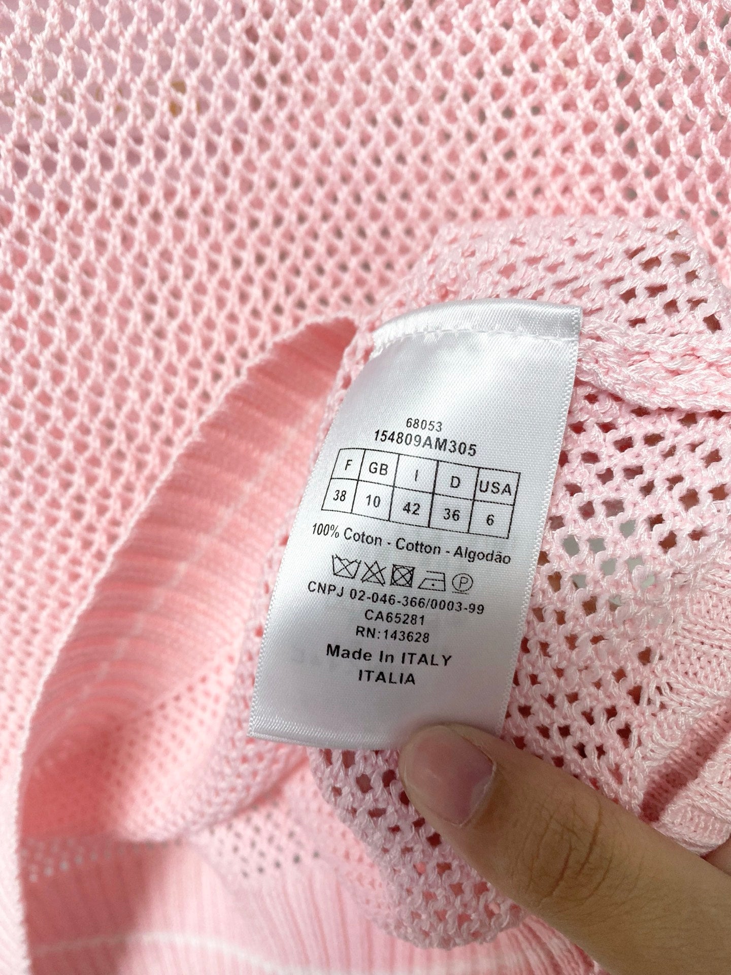 DIOR 26S SHORT-SLEEVED SWEATER 1265