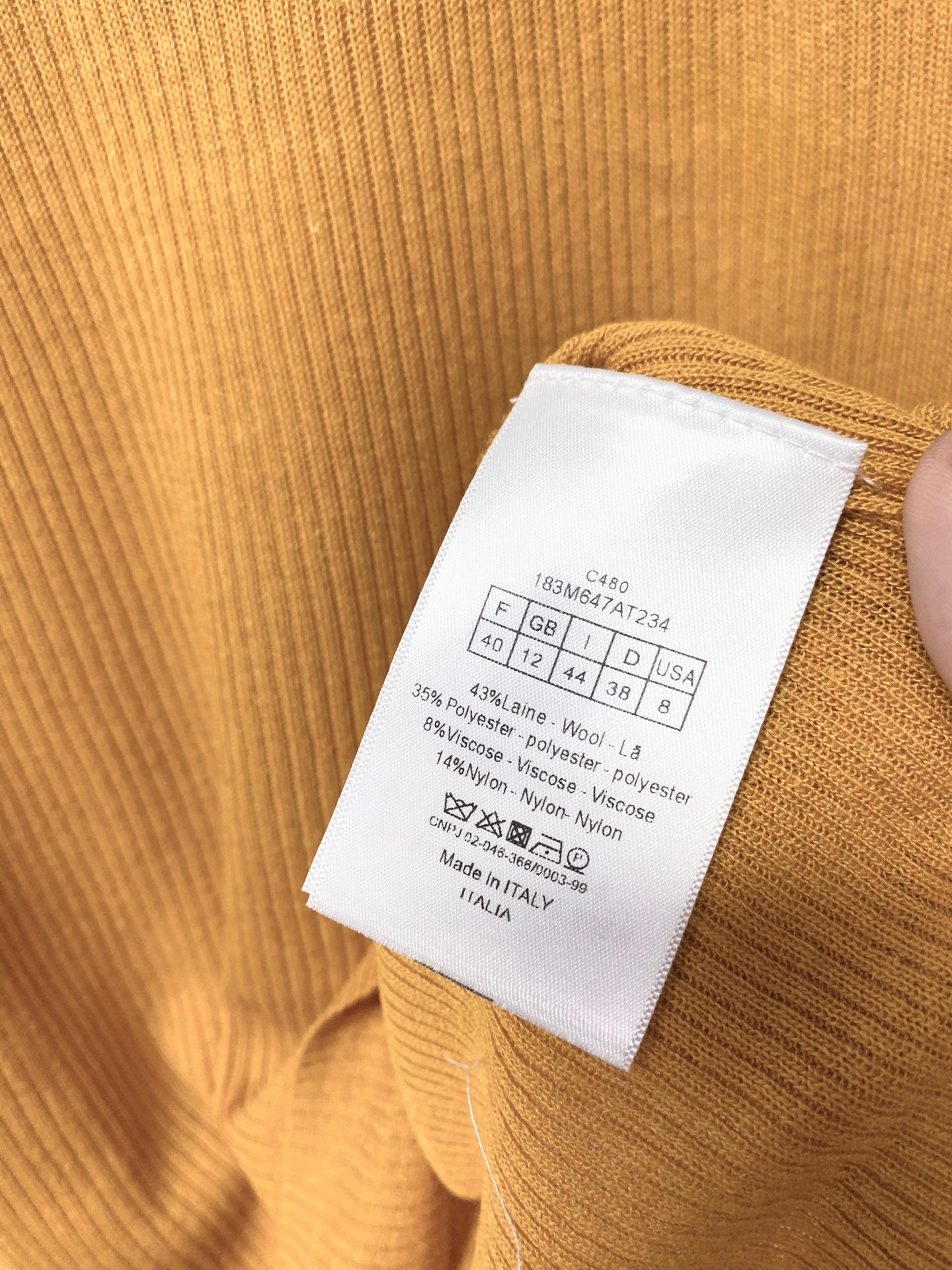 DIOR 26S KNIT SLEEVELESS TOP 1267