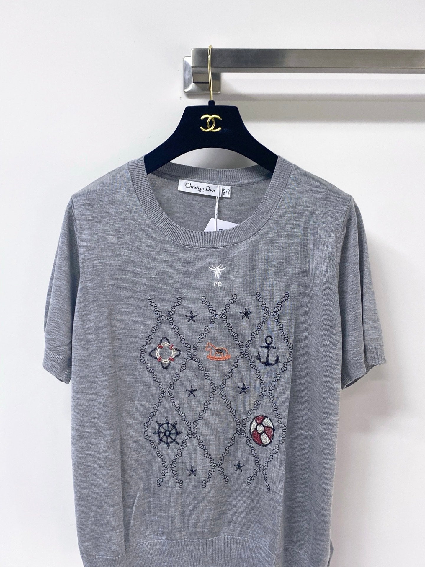 DIOR 26S SHORT-SLEEVED SWEATER 1249