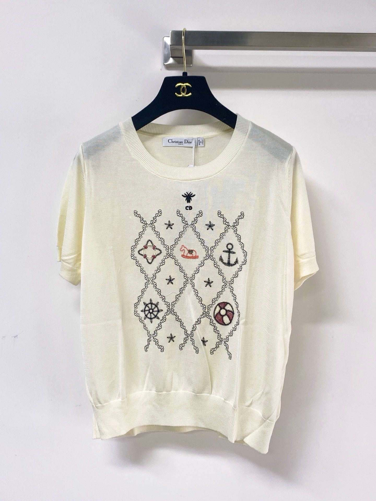 DIOR 26S SHORT-SLEEVED SWEATER 1248