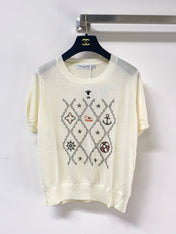 DIOR 26S SHORT-SLEEVED SWEATER 1248