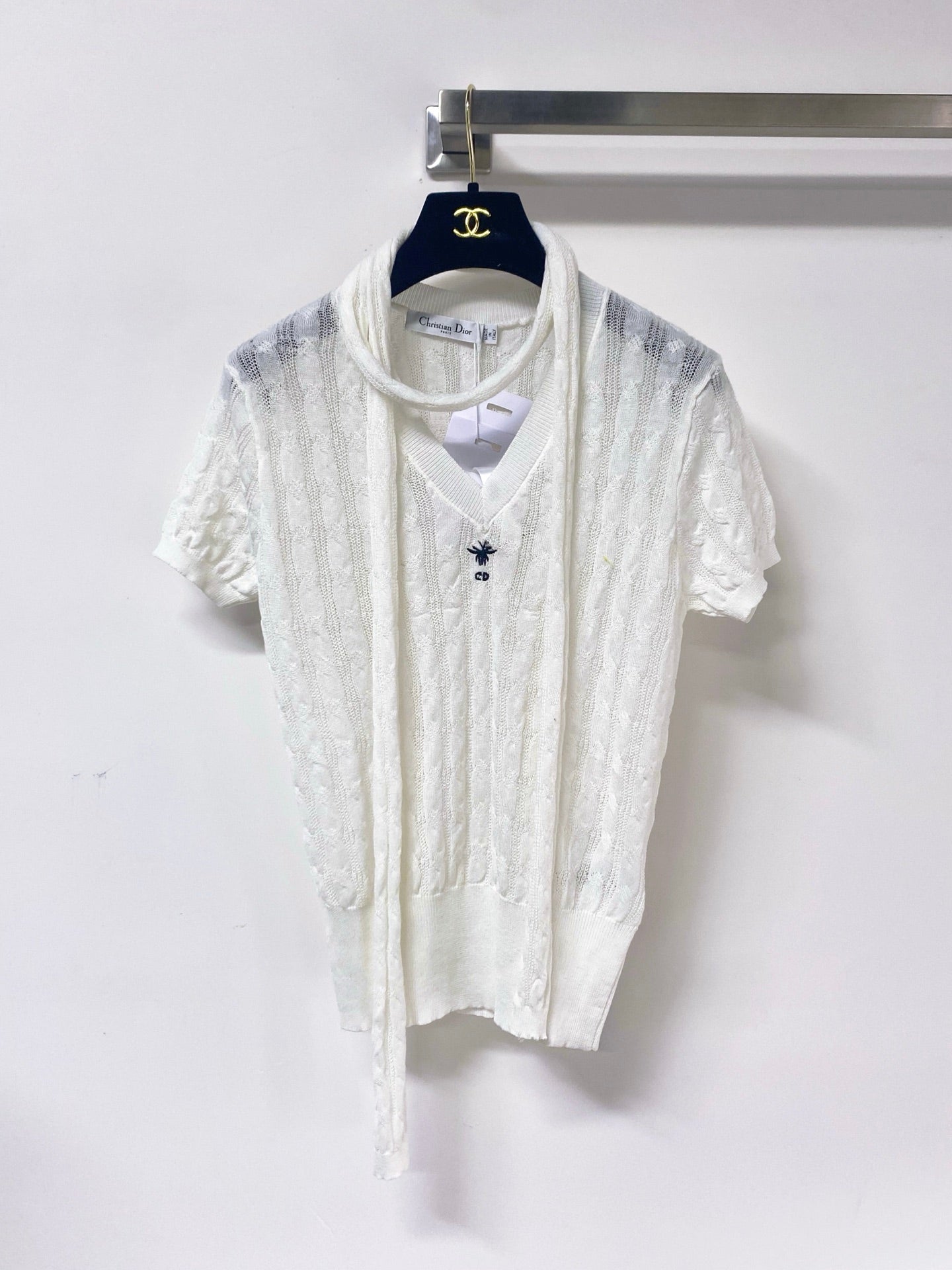 DIOR 26S SHORT-SLEEVED SWEATER 1250
