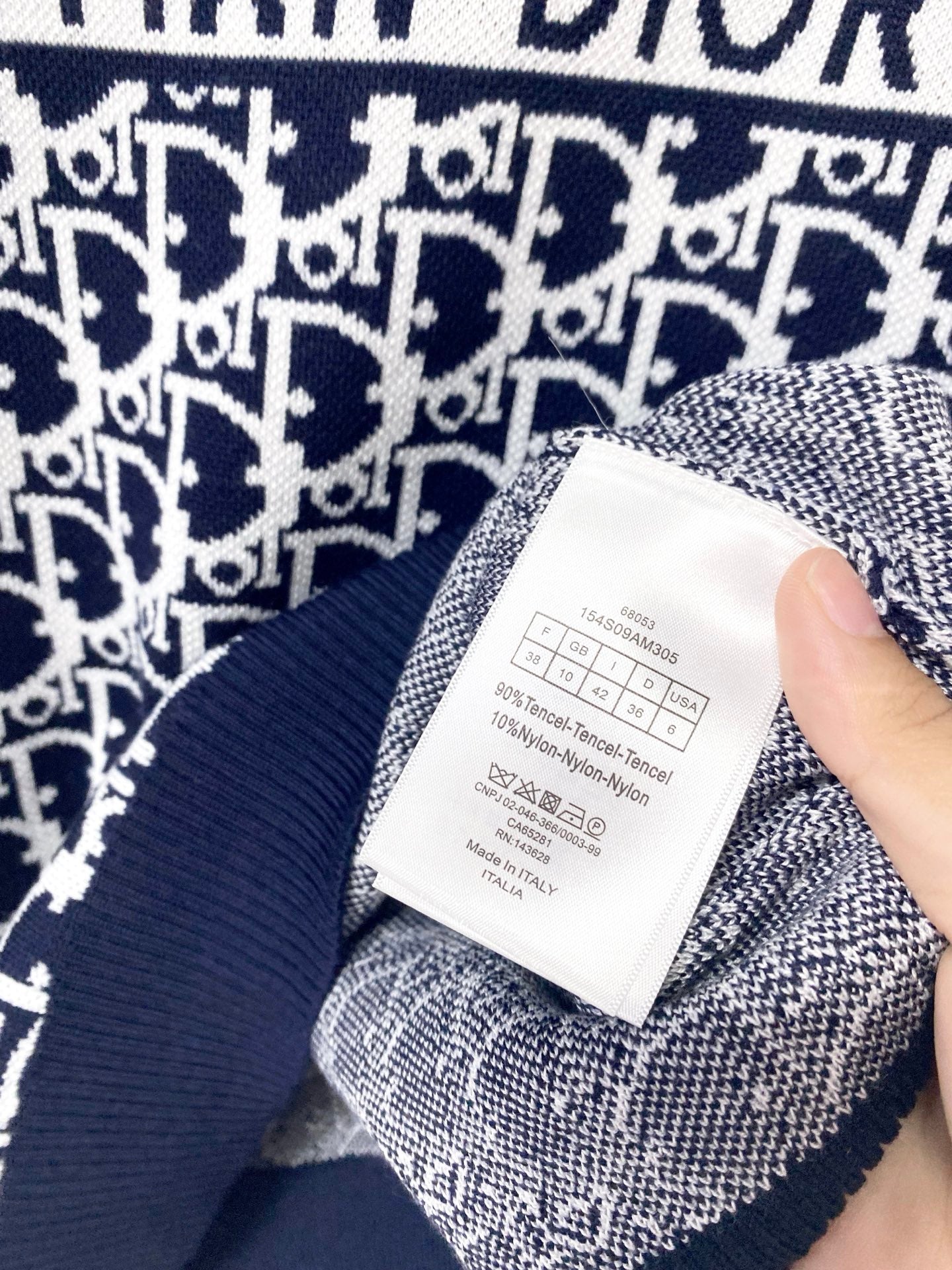 DIOR 26S SHORT-SLEEVED SWEATER 1254
