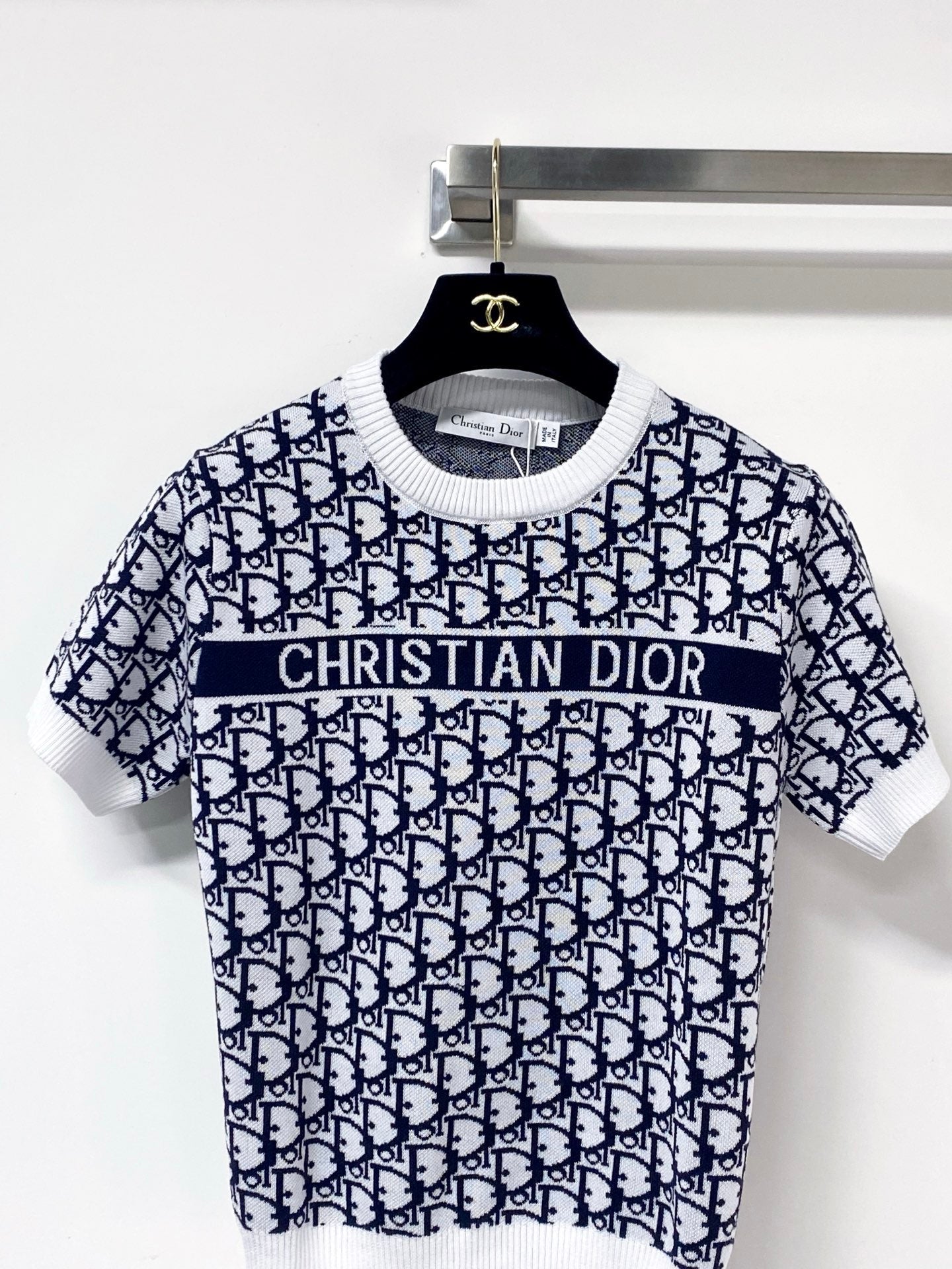DIOR 26S SHORT-SLEEVED SWEATER 1253