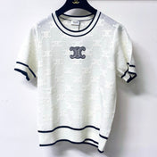 CELINE 26S SHORT SLEEVE KNIT TOP 306