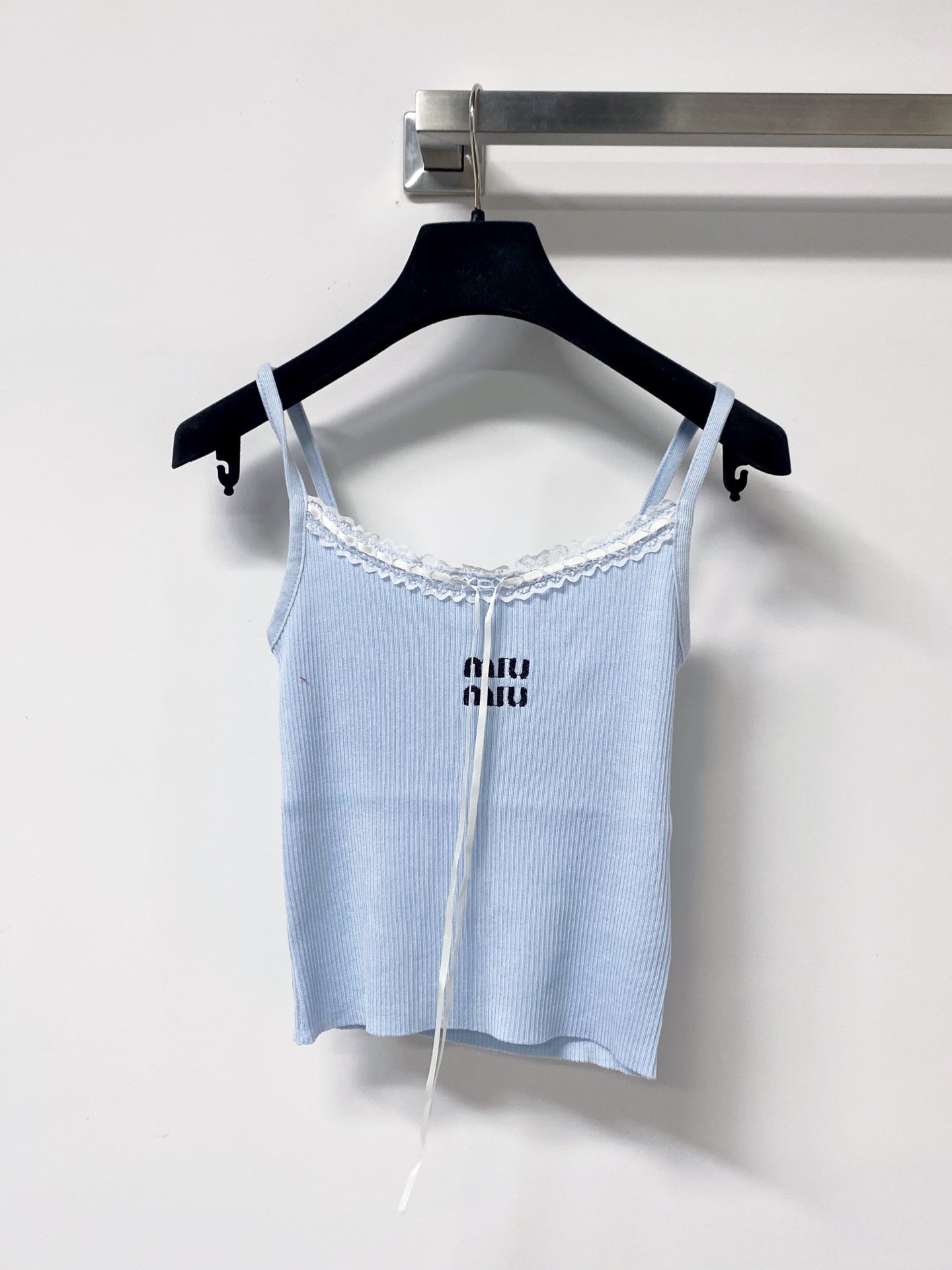 MIUMIU 26S CAMI TOP & OPEN KNIT CROPPED CARDIGAN SET 1173