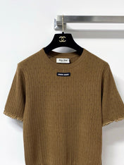 MIUMIU 26S SHORT SLEEVE T-SHIRT 1242