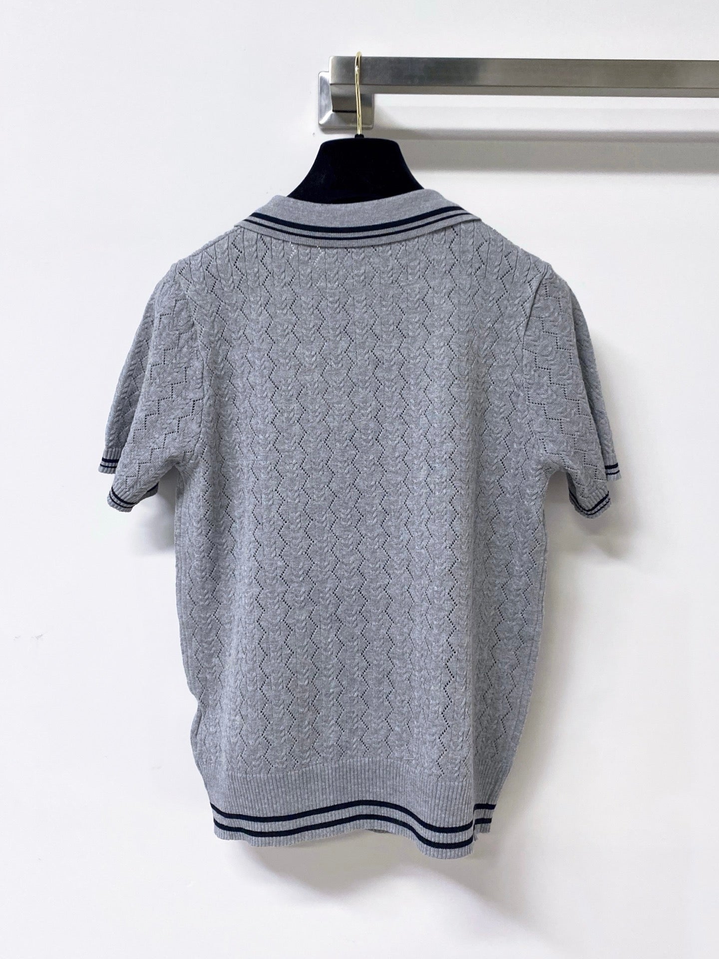 MIUMIU 26S KNIT POLO TOP 1248