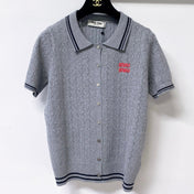 MIUMIU 26S KNIT POLO TOP 1248