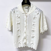 MIUMIU 26S KNIT CARDIGAN TOP 1249