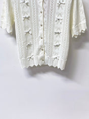 MIUMIU 26S KNIT CARDIGAN TOP 1249