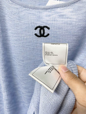 CHANEL 26S KNIT SHORT SLEEVE TOP STYLE 1257