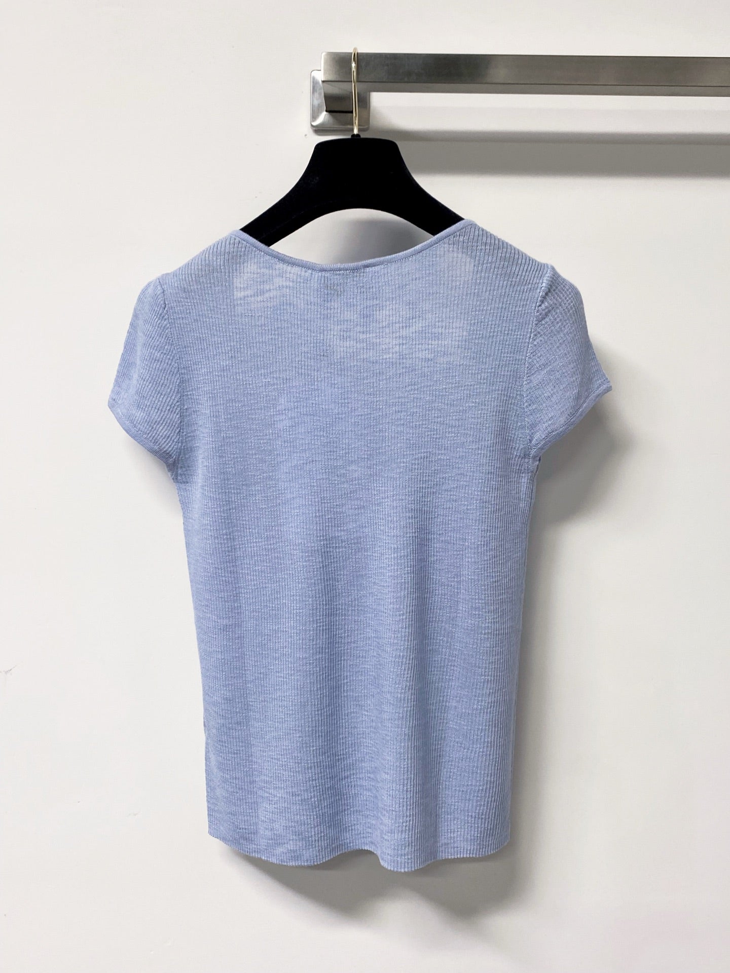 CHANEL 26S KNIT SHORT SLEEVE TOP STYLE 1257