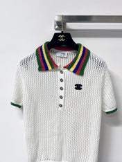 CHANEL 26S POLO SWEATER STYLE 1235