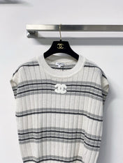 CHANEL 26S SLEEVELESS KNIT TOP 1397