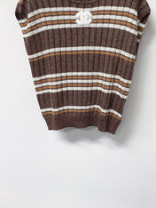 CHANEL 26S SLEEVELESS KNIT TOP 1396