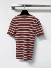 PRADA 26S SHORT-SLEEVE KNIT SWEATER STYLE 955