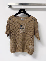 CHANEL 26S SHORT-SLEEVE KNIT TOP 1307