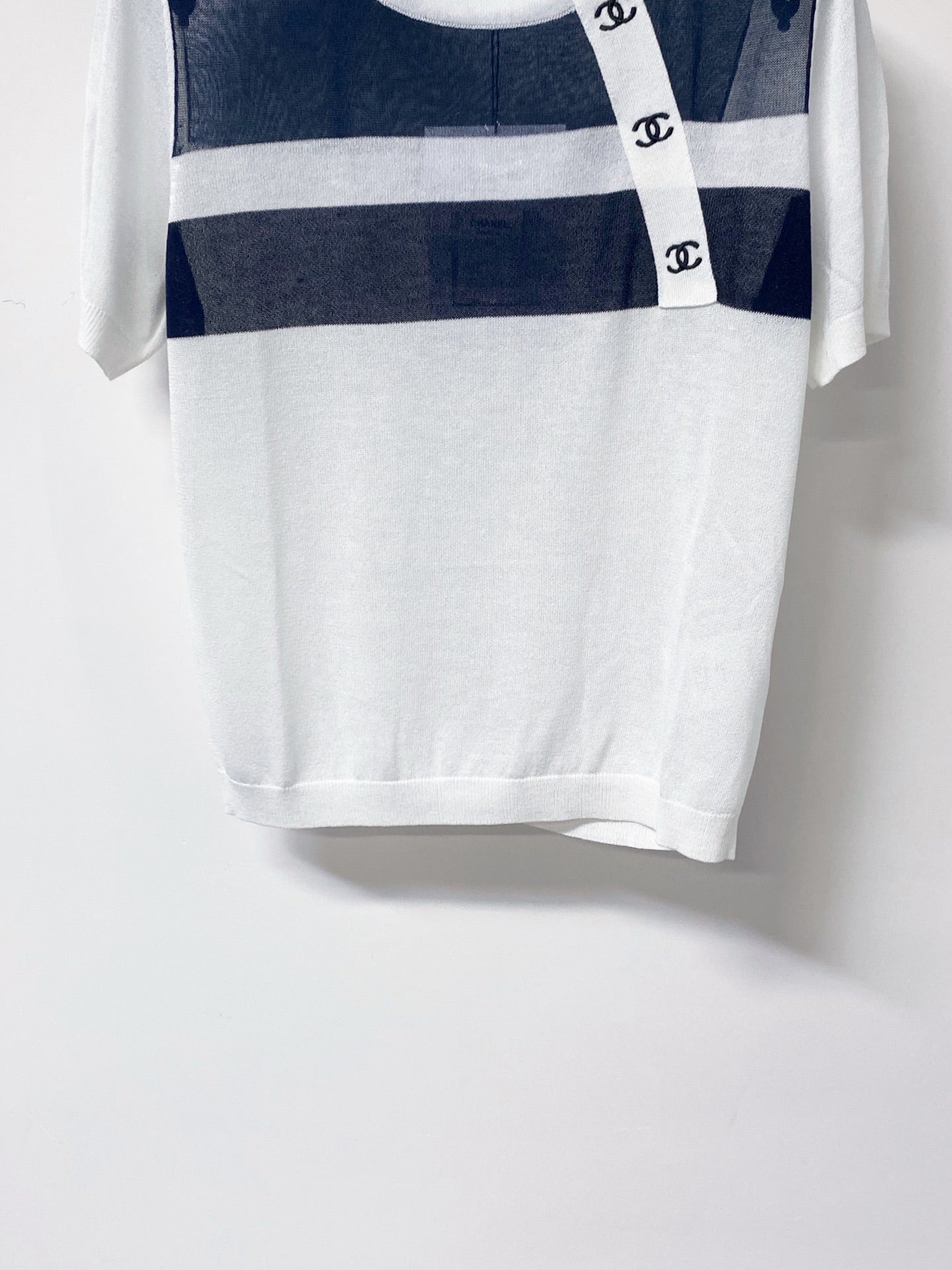 CHANEL 26S SHORT-SLEEVE KNIT TOP 1299