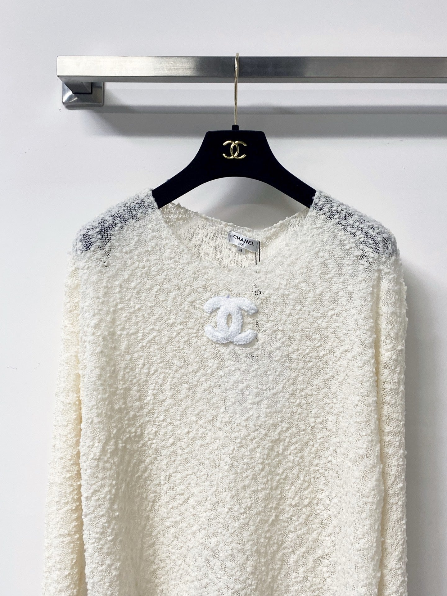 CHANEL 26S BOUCLE KNIT SWEATER 1290