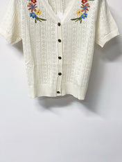 DIOR 26S SHORT-SLEEVE KNIT CARDIGAN 1299