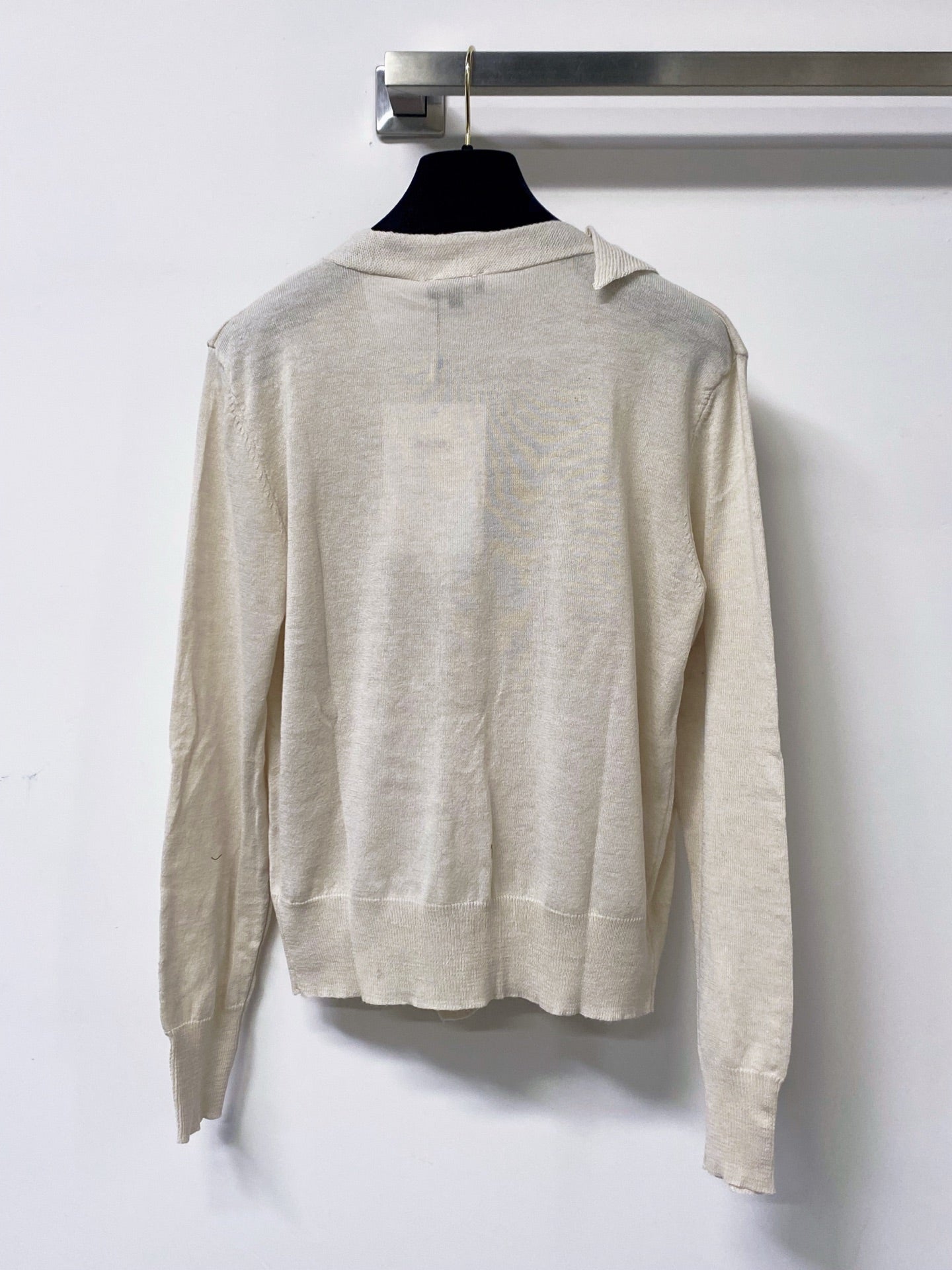 CHANEL 26S RUFFLE KNIT TOP 1618