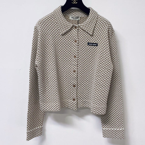 MIUMIU 26S KNIT CARDIGAN 1587