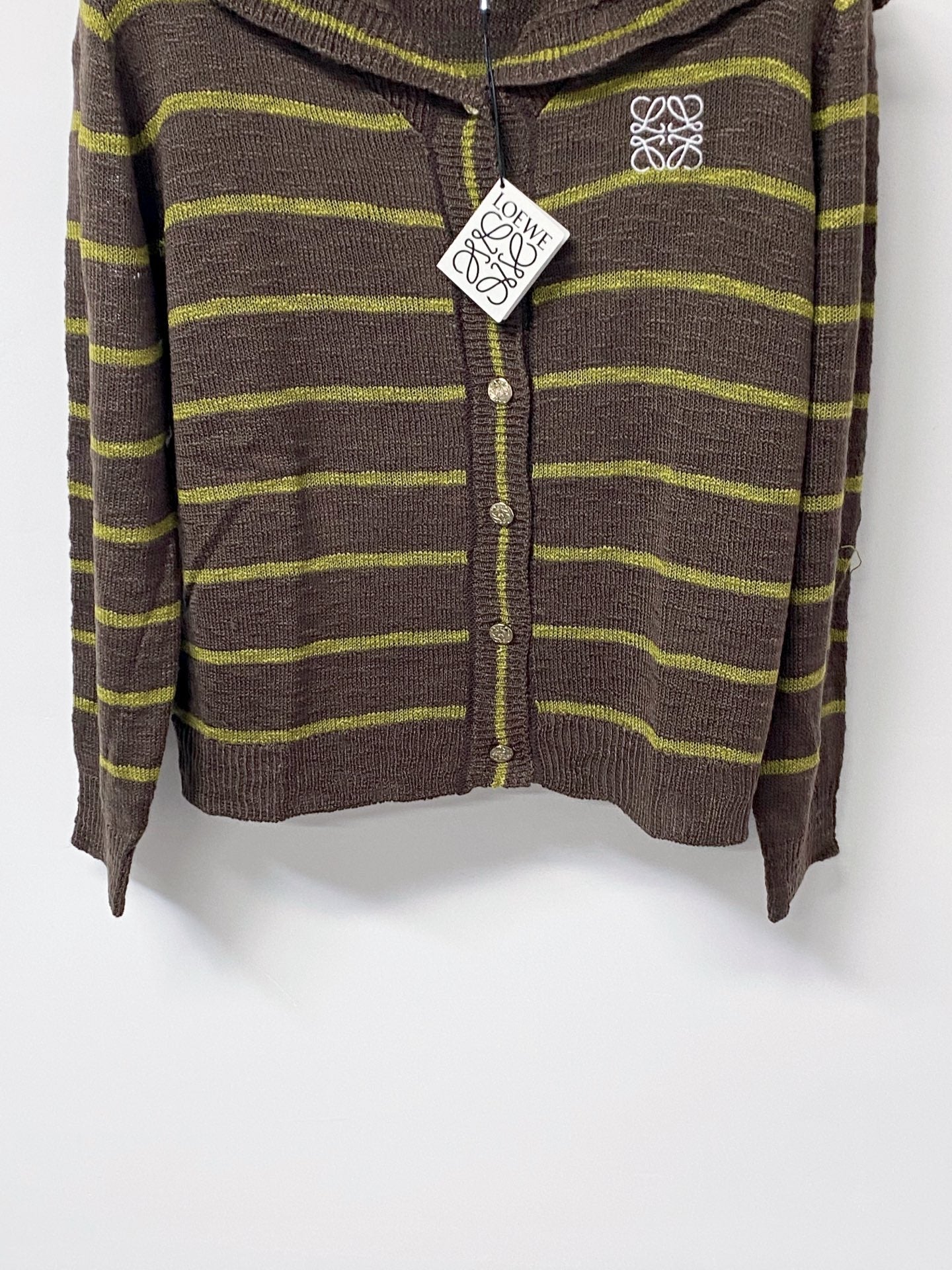 LOEWE 26S COLLAR KNIT CARDIGAN 668