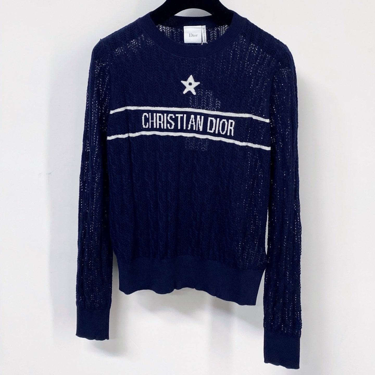 DIOR 26S OPENWORK KNIT SWEATER 1461
